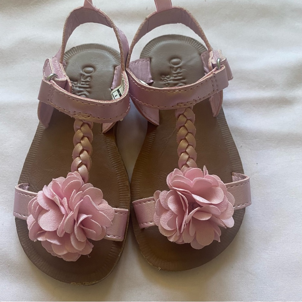 OshKosh B'gosh Pink Flower Sandals for Kids
